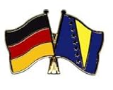 Freundschaftspin pins Deutschland - Bosnien-Herzegowina Fahne Anstecker Button Metall NEU Anstecknadel