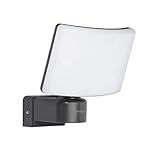 Oktaplex lighting LED Außenstrahler Außen Cali 30W | Wand Strahler IP65 3000K warmweiß | Flutlicht anthrazit