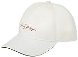 Tommy Hilfiger Damen Iconic Signature Cap Baseballkappe, Ecru, Einheitsgröße