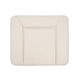 Ehrenkind® Abwaschbare Wickelauflage - Hygienisch, Sicher und Vielseitig in Beige | Wickelauflage 72x85 | Wickelunterlage | Wickeltischauflage abwaschb