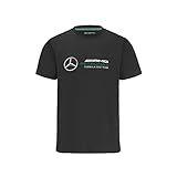 MERCEDES AMG PETRONAS Formula One Team - Offizielle Formel 1 Merchandise Kollektion - Kinder T-Shirt mit großem Logo - Schwarz - Kinder - 104