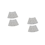 Cabilock 2 Sätze Rundes Tischset Mit Muscheln Ort Küchenmatte Unterlage Platzdeckchen Platzierungsmatten Heizung Teller Zubehör Hitze Runde Tischsets Ninja-luftfritteuse PVC 2 Stück * 2