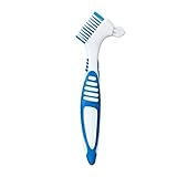 6-teilige Zahnbürste Prothesenbürste mit Etui, mehrere Farben, leicht, mit bequemem Griff, Zahnbürsten, ergonomisches Design, Blau