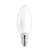 LED-Kerzenlampe PHILIPS - EyeComfort - 4,3W - 470 Lumen - 6500K - E14-93008