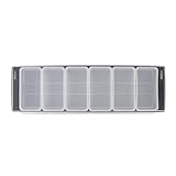 TIANYIA HEZB Gewürzservice-Container gekühlte Garnish-Tablett Bar Caddy for Home-Arbeit oder Restaurant Sechs Gitter-Gewürzbox