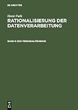 EDV Personalführung: EDV-Personalorganisation, EDV-Personalplanung, EDV-Personalmanagement (Horst Futh: Rationalisierung der Datenverarbeitung)