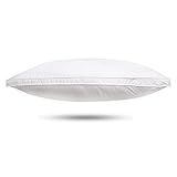 MERTNK Firm Support Bed Pillows1Pc Schlafkissen Nackenschutz Orthopädisches Kissen Gänsedaunenfederfüllung Slow Rebound Cotton Cover (Color : A, Size : 20x28 inch(50x70 cm))