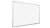 ALLboards Magnetisches Whiteboard 120x80cm Magnettafel mit Aluminiumrahmen und Stifteablage, Weiß Magnetisch Tafel, Trocken Abwischbar, Wiederbeschreibbar Weißtafel