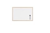 Bi-Office Budget Whiteboard mit Holzrahmen, magnetisch, 5 Größen wählbar, 60 x 40
