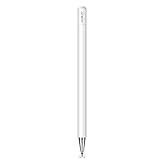 MEKO Eingabestift Disc Touch Pen, 2 in 1 Stylus Pen universal Touchstift 100% kompatibel mit Allen Tablets Touchscreen iPhone iPad Samsung Surface Huawei Chromebook usw, magnetische Kappe, Weiß