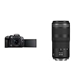 Canon EOS R10 Kamera spiegellose Camera + RF-S 18-150mm F4.5-6.3 is STM Objektiv schwarz & RF 100-400mm F5.6-8 is USM Telezoomobjektiv