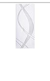 HOME WOHNIDEEN Schiebegardine TIBASO, Blickdicht, Jacquard-Stoff, Farbe: Weiß, Maße:, Größe:145 x 57cm