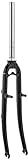 XLC Unisex – Erwachsene Gabel A-Head 28 Zoll BF-A02 Durchmesser 28.6 mm 275 mm Schaft, schwarz, 1size
