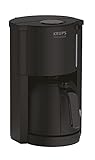 Krups Pro Aroma KM3038 | Filterkaffeemaschine 1 Liter | Fassungsvermögen mit Thermokanne | 800 Watt | für 10-15 Tassen Kaffee | schwarz