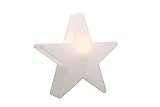 8 seasons design | Dekorative Leuchte Stern Shining Star Mini (E27, Ø 40 cm, für außen & innen: Garten, Balkon, Wohn- & Esszimmer, Kinderzimmer) weiß