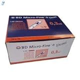 BD Micro-Fine™+ Insulinspritzen U100 Demi, 0.3ml - 100 Stück