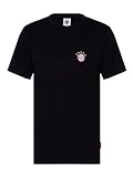 FC Bayern München Small Logo T-Shirt (schwarz, L)