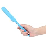 Wachsspatel, Wiederverwendbarer Silikon-Haarentfernungs-Wachs-Applikator-Schaber für Home Salon Wax Warmer(Blau)