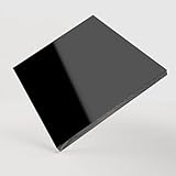Acrylglas PMMA GS Schwarz glänzend Zuschnitt nach Maß Scheibe Größe Wählbar (8 mm, 300 x 300 mm)