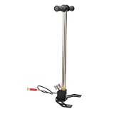SUDEG PCP Handpumpe, Hochdruckluftpumpe,3 Stufen 4500 psi Luftgewehrpumpe,PCP Handluftpumpe mit Manometer für Luftpistole Bootsreifen Kajaks Autoreifen M