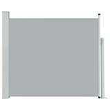 vidaXL Seitenmarkise Ausziehbar Sonnenschutz Sichtschutz Windschutz Seitenrollo Markise Seitenwandmarkise Balkon Garten Terrasse 100x300cm G