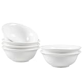 Müslischale Porzellan in Weiß, 6-teiliges Müslischalen Set aus Porzellan, Ramen Schüssel, Schüssel Set für Müsli, Salat, Suppen, Dessert usw