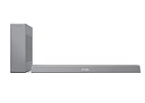 Philips B8505/10 Soundbar mit Subwoofer kabellos (2.1 Kanäle, Bluetooth, 240 W, Cinematic Dolby Atmos, HDMI eARC, DTS Play-Fi kompatibel, Verbindung Sprachassistenten) Silber - 2020/2021