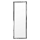DRULINE Türspiegel Tür Spiegel Hängespiegel Rahmenspiegel Silber Hochglanz 30 x 90 cm (1 Stück)