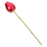 Uonlytech Rose Schmuckschatulle aus Langlebigem Material Kreative Ringbox ohne Basis mit Lebensechter Rosenform Geschenkbox für Hochzeit Verlobung und Valentinstag