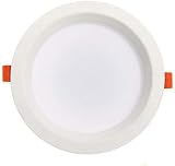 SSDDLZEQ LED-Einbaustrahler, robust, Deckeneinbau, Downlight, 3000 K, weiß, rund, Waschleuchte, feuerfest, energiesparend, Downlighter (Cool White Light-6000 K)