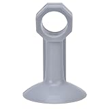 Haofy Frontlader-Waschtür-Stütze, 10-teilige Runde Gummi-Waschmaschinen-Türstopper Waschmaschinen-Türhalter-Stütze für Frontlader-Typ(grau)