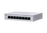 Cisco Business CBS110-8T-D Unmanaged Switch | 8﻿ GE-Ports | Desktop | Ext. Netzteil | Begrenzter Lebenszeitschutz (CBS110-8T-D)