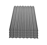 Onduline Easyline Dachplatte Wandplatte Bitumenwellplatten Wellplatte 4x0,76m² - grau