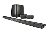 Polk Audio MagniFi Max SR 5.1 Soundbar-System mit kabellosem Rear Surround-Sound, 400 W, Schwarz