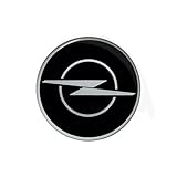 3D-Aufkleber kompatibel mit Opel, Lizenzprodukt (Schwarz, 58 mm)