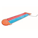 DAGUAI Rutsch- und Gleitwasserrutsche, doppelt 5,5 mrutschen für Kinder im Freien große Wasserrutschen für den Gartenbauch Slider Wasserrutsche