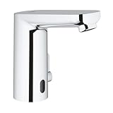 GROHE Get E - Infrarot-Elektronik für Waschtisch mit Mischung (wassersparend, 7 Programme, Einlochmontage), chrom, 36366001, Silb