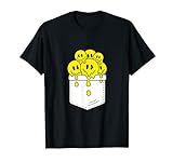 Pocket Yellow Smile Faces Melting Happiness Graphic Designs T-Shirt