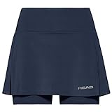 HEAD Mädchen Club Basic Skirt G Skirts, Blau (Darkblue), 164 (13 Jahre)