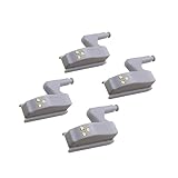Housoutil 4er Set LED Hintergrundbeleuchtung Für Schranktüren Warmweiß Hinge Light Für Küchenschränke Und Kleiderschränke Energiesparend Einfach Zu Installieren Ohne B