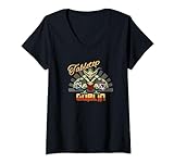 Damen Tabletop Goblin RPG Würfelsammler T-Shirt mit V-Ausschnitt