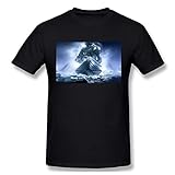 Destiny 2 Men's Comfortable Short Sleeve Shirts Crew Neck Personality Fashion T-Shirt Black