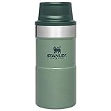 Stanley Trigger Action Travel Mug 0.25L/8.5OZ Hammertone Green – Auslaufsicher - Thermobecher für Kaffee, Tee & Wasser - BPA-Frei - Edelstahl - Passt Unter Fast Jede Kaffeemaschine - Spülmaschinenfest