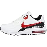 Nike Herren Air Max Ltd 3 Sneakers, White University Red Black, 42 EU