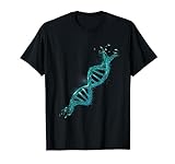 DNA Strang Biologen Geschenk Wissenschaft Biologie T-Shirt
