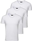 T-Shirt Herren (M, 3er Pack Weiß)