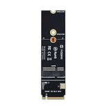 Runtodo M.2 A+E Key Slot zu M.2M Key WiFi für AX200 9260 Bcm94352Z Card NVMe PCI Express SSD