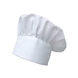 Kochmütze, weiß, verstellbar, elastisch, für die Küche