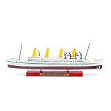 Cakunmik 1/1500 Britannic Cruise Ship Modell Legierung Diecast Simulation Boot Models Sammlung Dekoration Für Sammlung Ornamente Spielzeug Geschenke, 21,5 X 2,5 X 6 cm