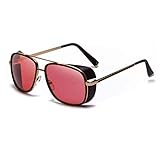 Metall-Sonnenbrille für Herren, verspiegelte Sonnenbrille (Farbe: A2)